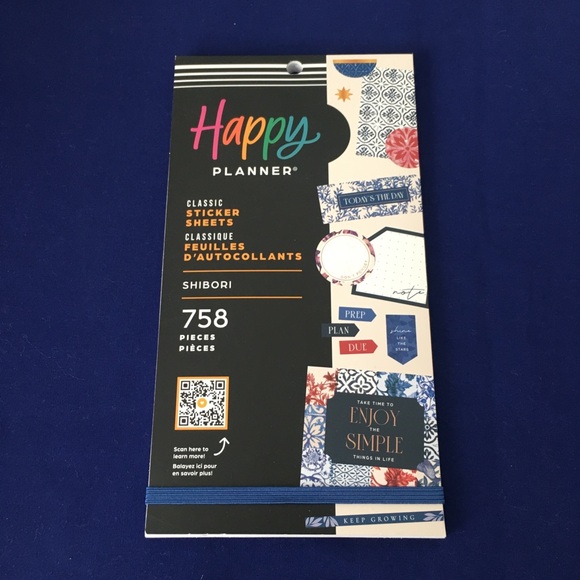 The Happy Planner Shibori Sticker Booklet - Picture 2 of 9